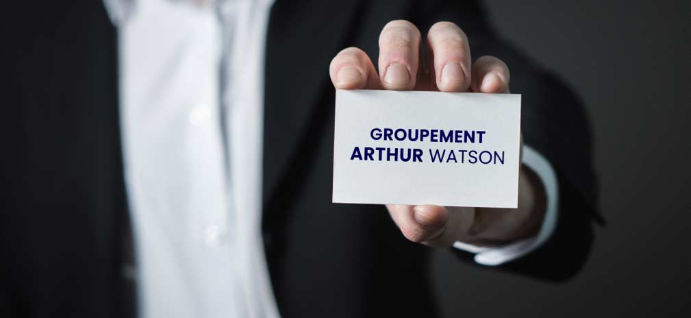 Carte de visite Groupement Arthur Watson