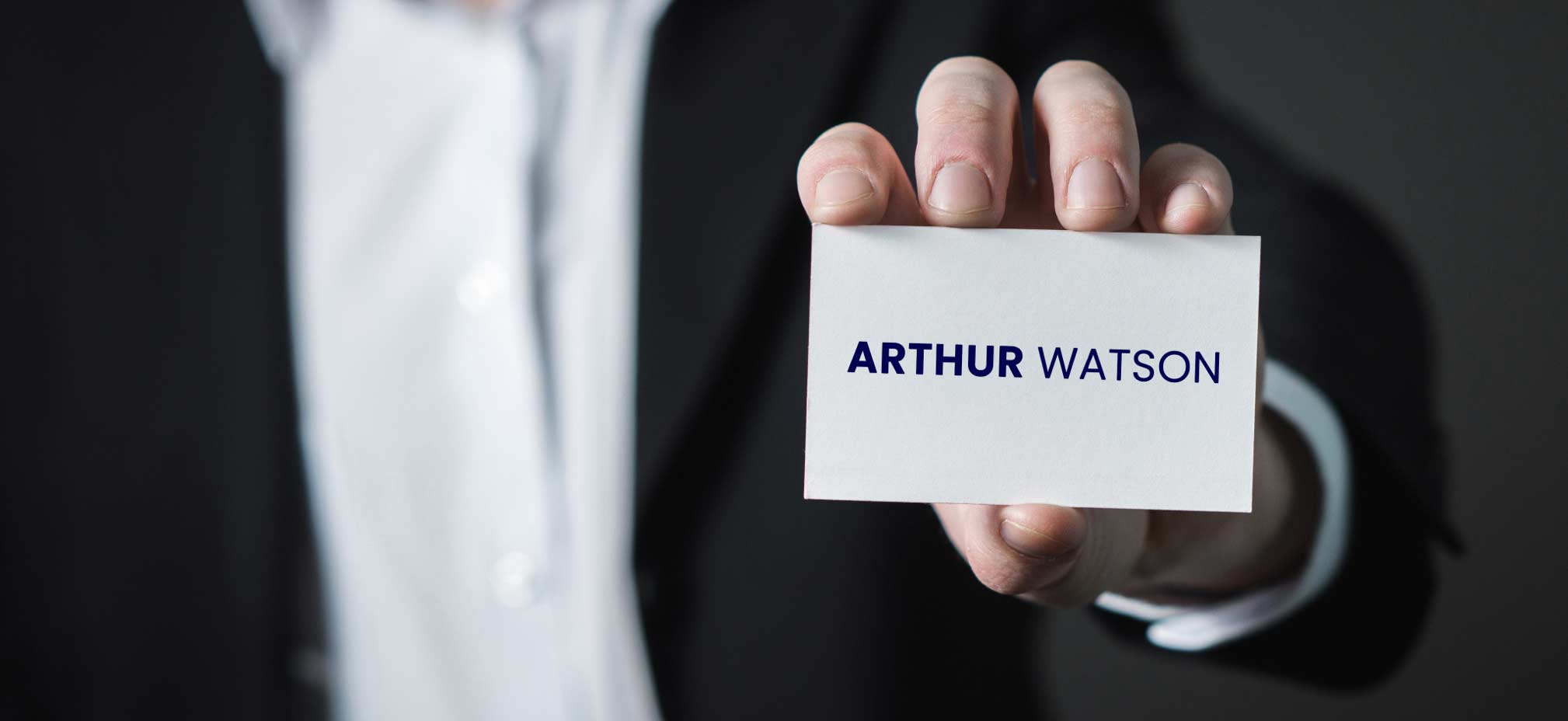 Carte de visite Arthur Watson